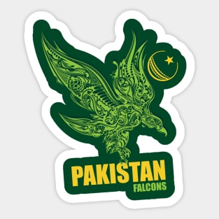 Pakistan Cricket Falcons Memorabilia Sticker